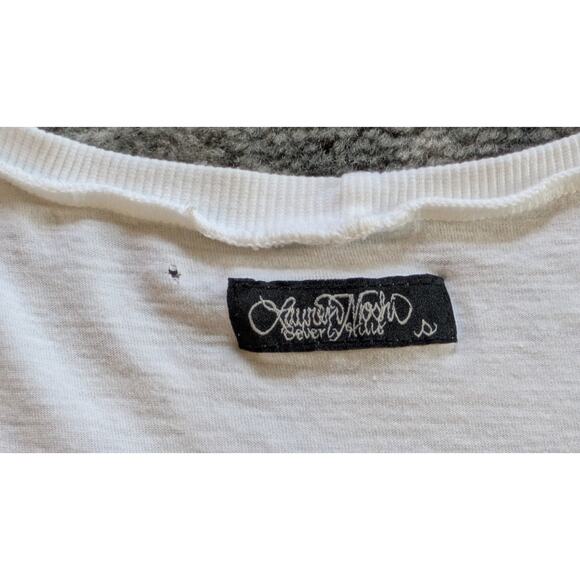 Lauren Moshi Long Sleeve Tee, Chopper Print - Small, Made In USA - Picture 2 of 13